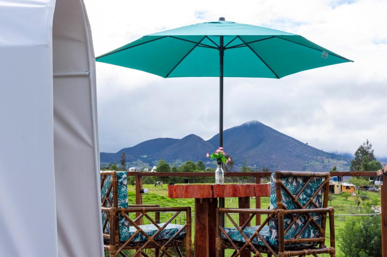 Glamping Claro De Luna Guatavita ภายนอก รูปภาพ