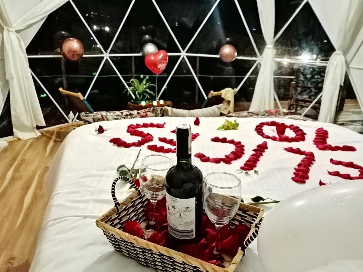 Glamping Claro De Luna Guatavita ภายนอก รูปภาพ