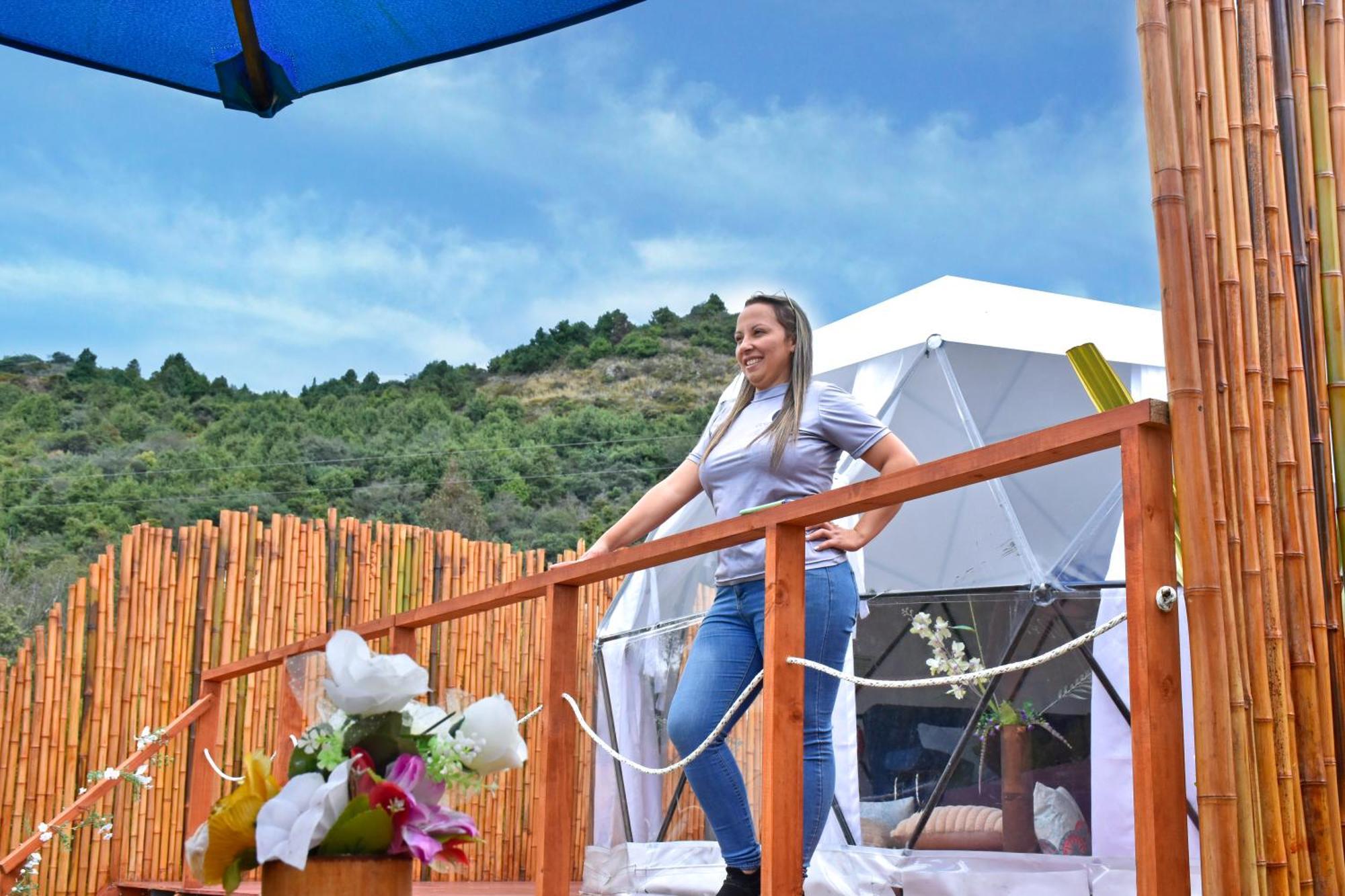 Glamping Claro De Luna Guatavita ภายนอก รูปภาพ